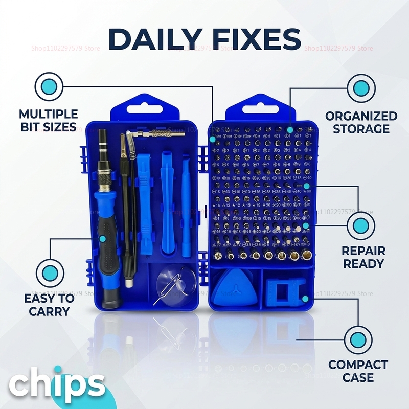 115 in 1 Multifunctional Screw - Electronics And Gadgets With A review and price