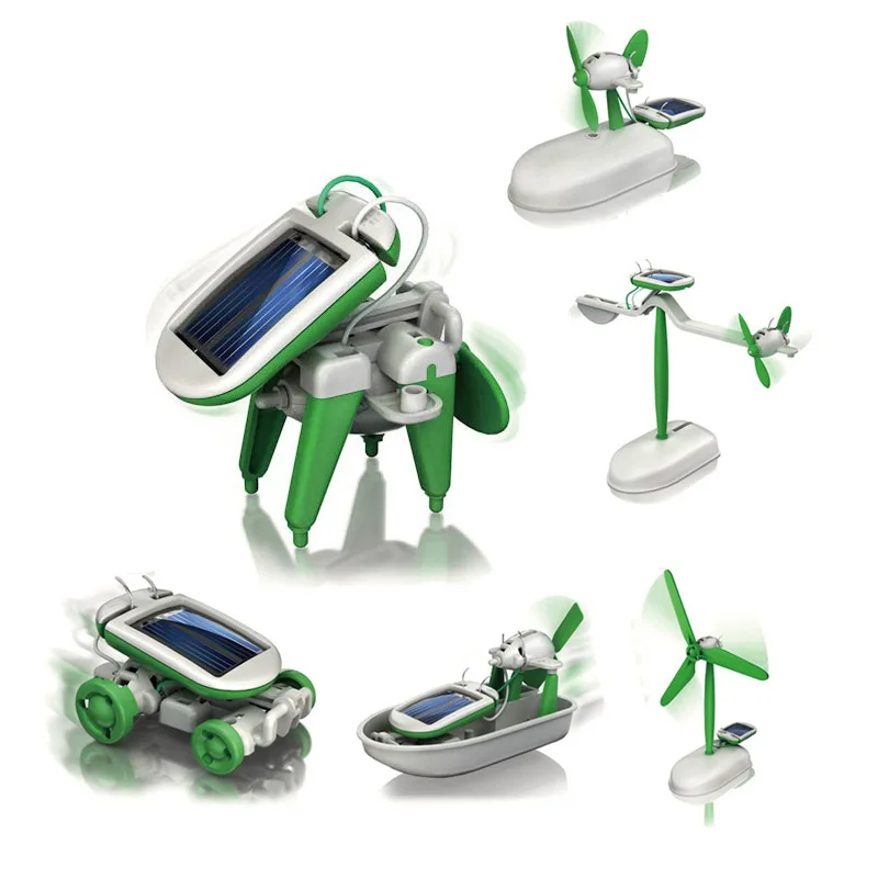 6-In-1 Solar-Power Robot Kit A - Electronics Gadgets For Kids review and price