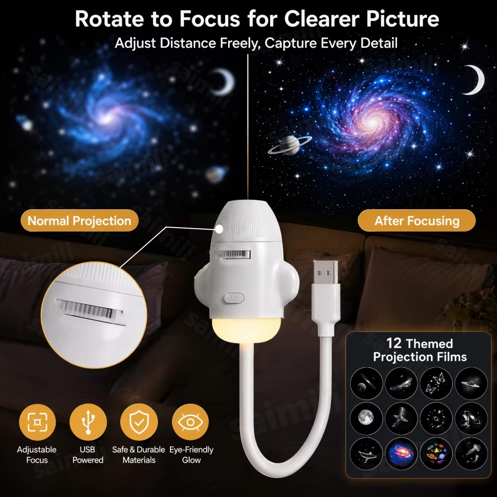 Portable USB Galaxy Aurora Pro - Mini Projector Portable review and price