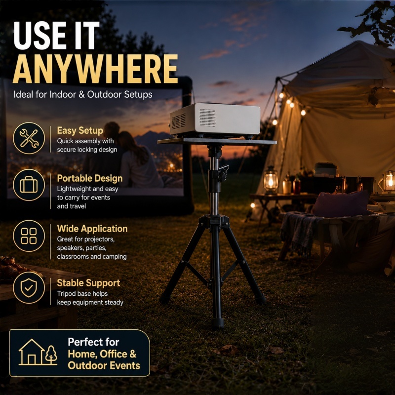Thickened Metal Tray Tripod St - Mini Projector Portable review and price