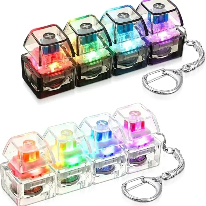 LED Keyboard Keychain Fidget T - Electronics Gadgets For Kids review and price