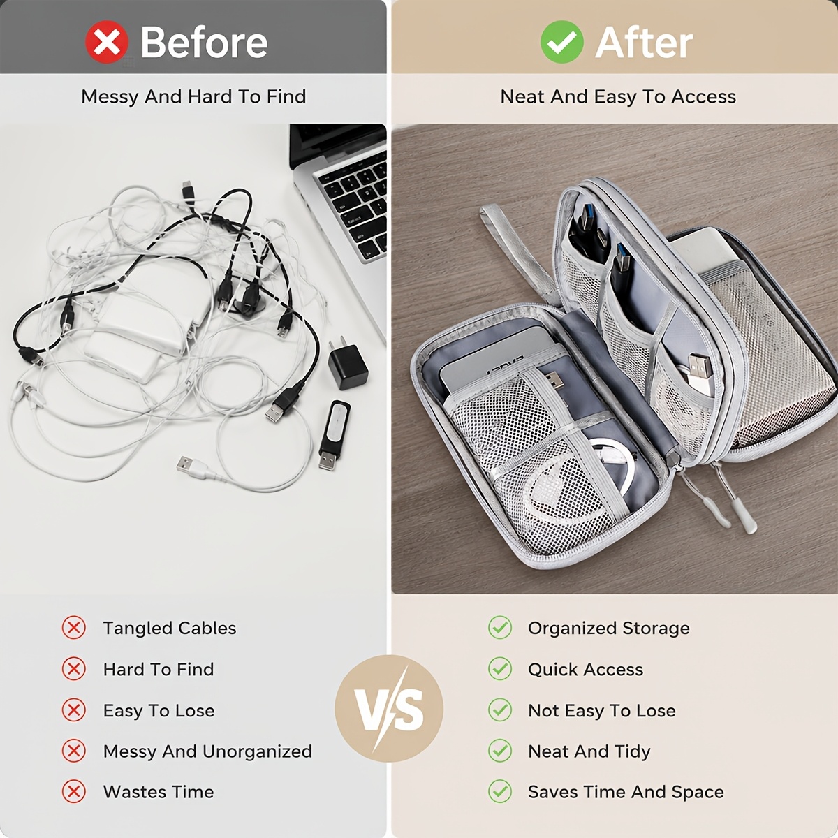Travel Storage Bag, Multi-Pock - Electronics Gadgets And Accessories review and price