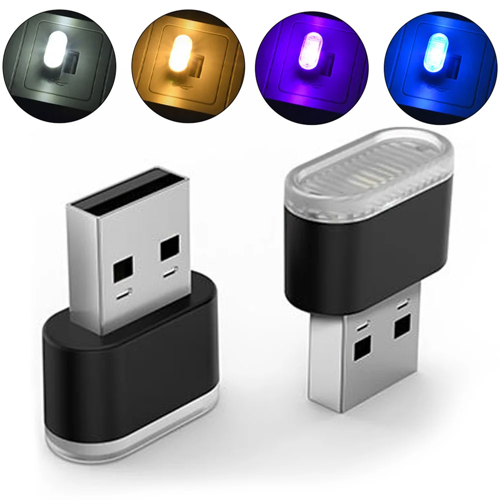 USB Auto Colorful Light Car Ac - Electronics Gadgets And Accessories review and price