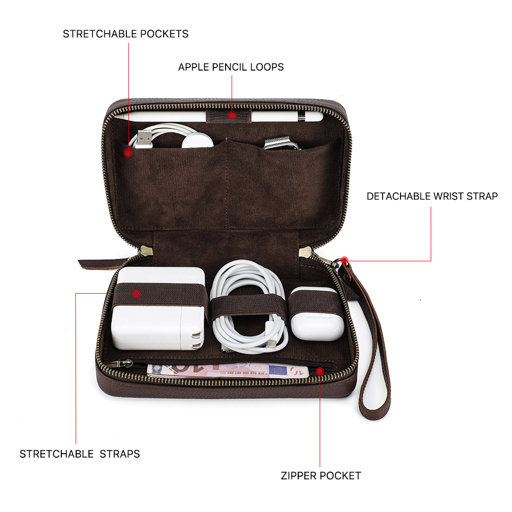 Genuine Leather Portable USB D - Electronics Gadgets And Accessories review and price