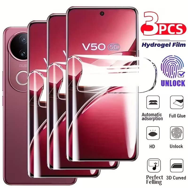 3Pcs Hydrogel Film For Vivo V2 - Vivo V40 review and price