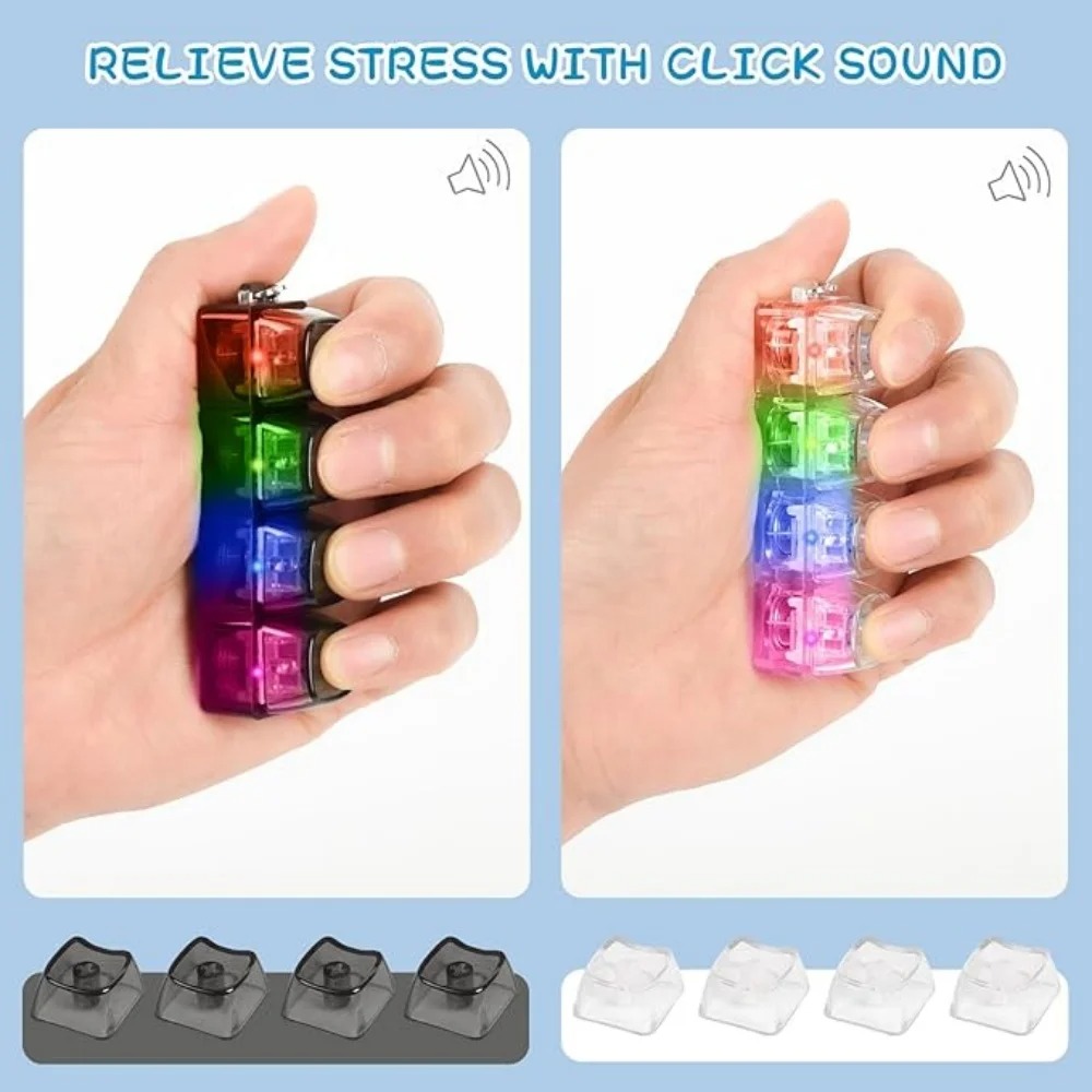 Fidget Toys LED Keyboard Keych - Electronics Gadgets For Kids review and price