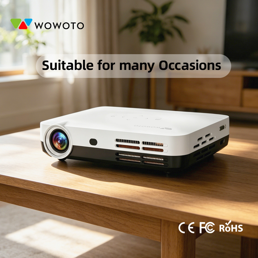 WOWOTO Portable Mini Home Thea - Mini Projector Portable review and price
