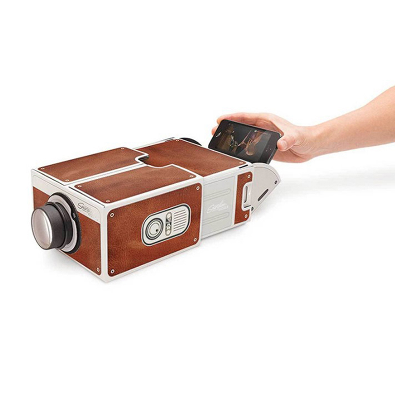 DIY 3D Projector Cardboard Min - Mini Projector Portable review and price